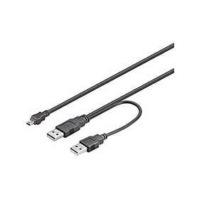 Goobay 2x USB A - USB Mini-B 2.0 0.6m