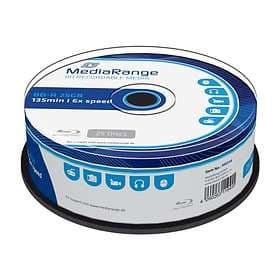 MediaRange BD-R 25GB 6x 25-Pack Cakebox