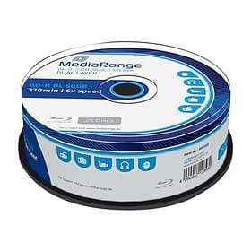 MediaRange BD-R DL 50GB 6x 25-Pack Cakebox