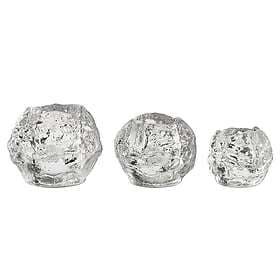 Kosta Boda Snöboll Lantern 10.5x9cm 3-pack