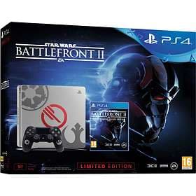 Sony PlayStation 4 (PS4) Slim 1TB (incl. Star Wars Battlefront II) - Limi