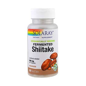 Solaray Fermented Shiitake 500mg 60 Capsules