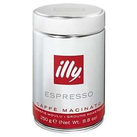 Illy Espresso 0.25kg (tin, Ground Coffee)