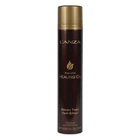 LANZA Keratin Healing Oil Brush Thru Hairspray 350ml