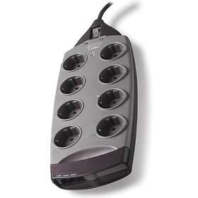 Belkin SurgeMaster Maximum 8-Way 3xTel Switch 2m