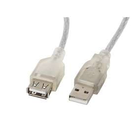 Lanberg Ferrite USB A - USB A 2.0 1.8m