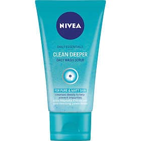 Nivea Daily Essentials Clean Deeper Daily Wash Scrub 150ml