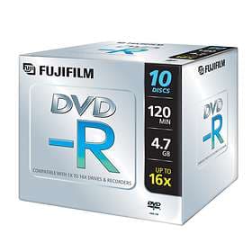 Fujifilm DVD-R 4.7GB 16x 10-pack Jewel Case