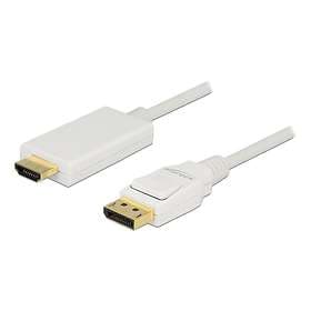 DeLock HDMI High Speed - DisplayPort (with latches) 3m
