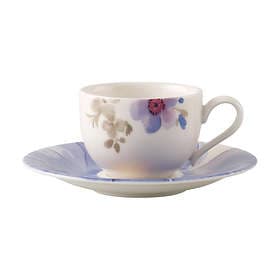 Villeroy & Boch Mariefleur Gris Espresso Cup with Saucer 39cl