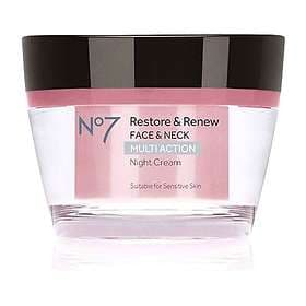 Boots No7 Restore & Renew Face & Neck Multi-Action Night Cream 50ml