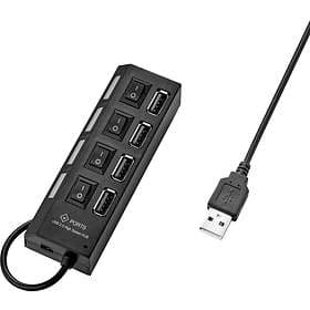 Renkforce 4-Port USB 2.0 External (1687470)