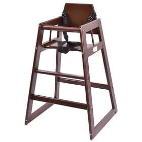Costway Wooden Baby High Chair Feeding Seat