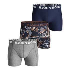 Björn Borg Skyscraper Cotton Stretch Shorts 3-Pack