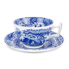 Spode Blue Italian Tea Cup with Saucer 20cl