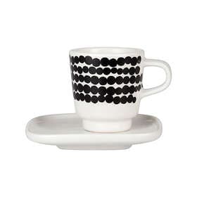 Marimekko Siirtolapuutarha Espresso Cup with Saucer 5cl