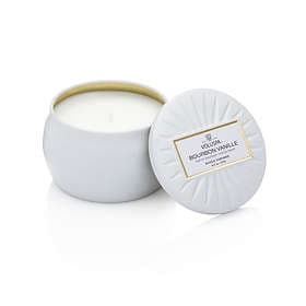 Voluspa Petite Decorative Tin Candle Bourbon Vanille