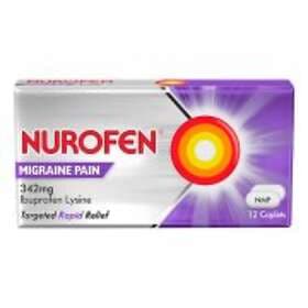 Nurofen Migraine Pain 342mg 12 Tablets