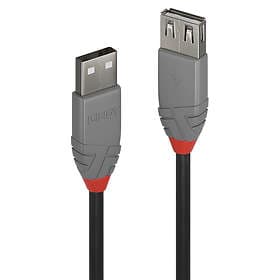 Lindy Anthra Line USB A - USB A M-F 2.0 5m
