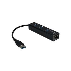 Inter-Tech Argus IT-310 3-Port USB 3.0 External + Ethernet (88885439)