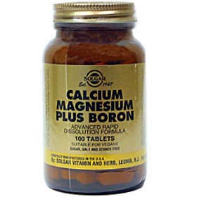 Solgar Calcium Magnesium Plus Boron 100 Tablets