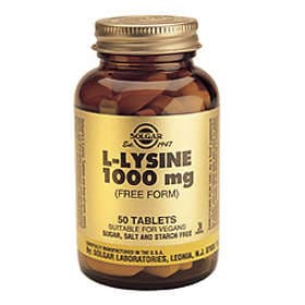 Solgar L-Lysine 1000mg 50 Tablets
