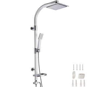 TecTake SF-8612 Rain Shower Panel with Handheld 402680 (Chrome)