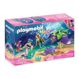 Playmobil Magic 70099 Pearl Collectors with Manta Ray