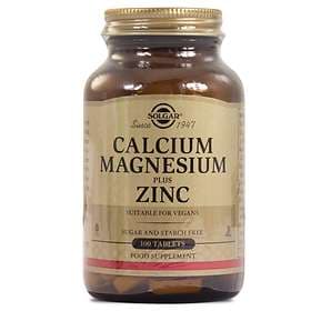 Solgar Calcium Magnesium Plus Zinc 250 Tablets