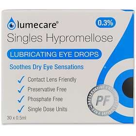Lumecare Singles Hypromellose Lubricating Eye Drops 30x0.5ml