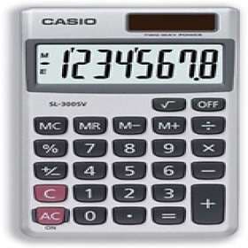Casio SL-300SV Pocket Calculator CS16781 300 SL300SV 13666J