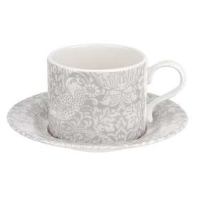 Spode Pure Morris Tea Cup with Saucer 28cl