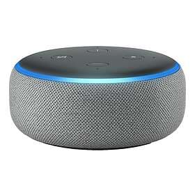 Amazon Echo Dot (3rd generation) with clock