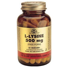 Solgar L-Lysine 500mg 50 Capsules
