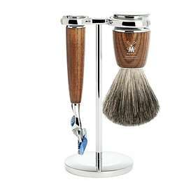 Mühle Rytmo Steamed Ash Fusion - Pure Badger (3-delar)
