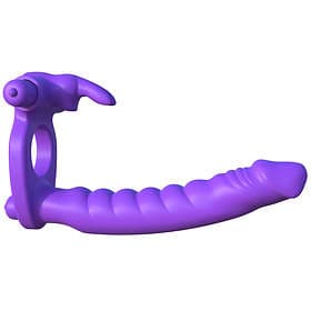 Pipedream Fantasy C-Ringz Silicone Double Penetrator Rabbit