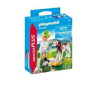 Playmobil specialPLUS 70252 Veterinär med kalv