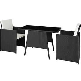 TecTake Lausanne 111x59.5cm (incl. 2 Armchairs)