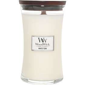 WoodWick White Teak Large Scented Candle