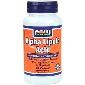 Now Foods Alpha Lipoic Acid 600mg 60 Capsules