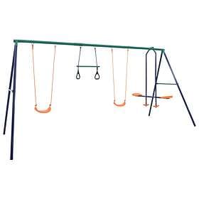 vidaXL Swing Set With 4 Seats
