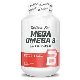 BioTech USA Mega Omega-3 180 Capsules