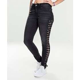 Urban Classics Lace Up Skinny Jeans (Women's)