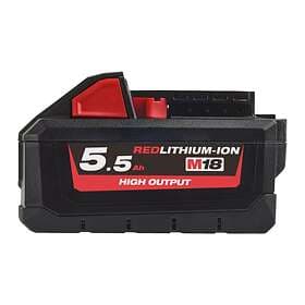 Milwaukee Redlithium High Output M18 HB5.5 18V 5.5Ah