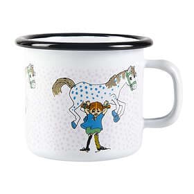 Muurla Pippi and the Horse Enamel Mug 25cl