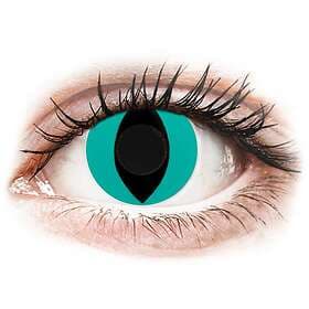 Gelflex Crazy Lens Cat Eye Aqua (2-pack)