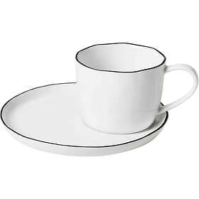 Broste Copenhagen Salt Cup with Saucer 15cl