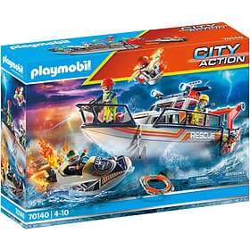 Playmobil City Action 70140 Fire Rescue With Personal Watercraft