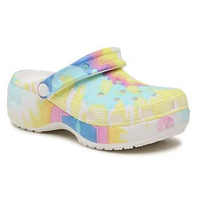 Crocs Classic Platform Tie Dye Graphic Clog (Unisex)