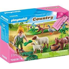 Playmobil Country 70608 Farmer with Animals Gift Set